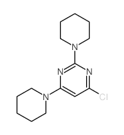 Pyrimidine,4-chloro-2,6-di-1-piperidinyl- picture