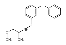 1-methoxy-N-[(3-phenoxyphenyl)methyl]propan-2-amine结构式