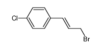 1-(3-bromoprop-1-en-1-yl)-4-chlorobenzene structure