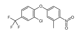 2-chloro-1-(3-methyl-4-nitrophenoxy)-4-(trifluoromethyl)benzene结构式