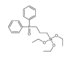 3-diphenylphosphorylpropyl(triethoxy)silane Structure