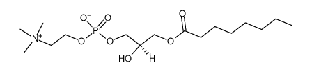1-辛酰基-2-羟基-sn-甘油-3-磷酸胆碱图片