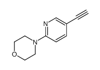 2-(4-吗啉)-5-乙炔吡啶结构式