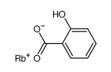 rubidium salicylate Structure