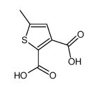 5-methylthiophene-2,3-dicarboxylic acid structure