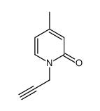 4-Methyl-1-(2-propyn-1-yl)-2(1H)-pyridinone Structure