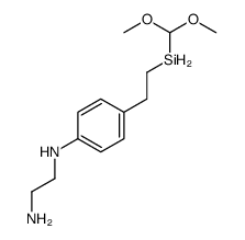 N'-[4-[2-(dimethoxymethylsilyl)ethyl]phenyl]ethane-1,2-diamine结构式