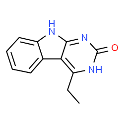 2H-Pyrimido[4,5-b]indol-2-one,4-ethyl-1,3-dihydro-(9CI)结构式