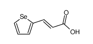3-selenophen-2-yl-acrylic acid结构式
