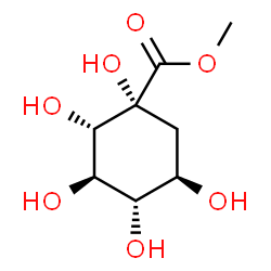 L-chiro-Inositol, 1-deoxy-6-C-(methoxycarbonyl)- (9CI)结构式