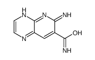 6-aminopyrido[2,3-b]pyrazine-7-carboxamide结构式