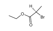 ETHYL(R)(+)-2-BROMO-PROPANOATE结构式