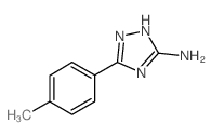 5-(4-甲基苯基)-4H-1,2,4-三唑-3-胺结构式