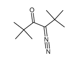 4-diazo-2,2,5,5-tetramethyl-hexan-3-one Structure