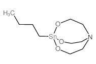 2,8,9-Trioxa-5-aza-1-stannabicyclo[3.3.3]undecane,1-butyl-结构式