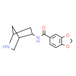 1,3-Benzodioxole-5-carboxamide,N-2-azabicyclo[2.2.1]hept-5-yl-(9CI)结构式