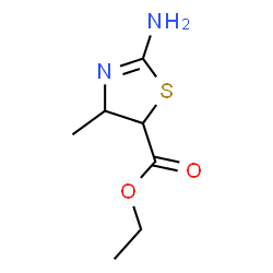 5-Thiazolecarboxylicacid,2-amino-4,5-dihydro-4-methyl-,ethylester(9CI) Structure