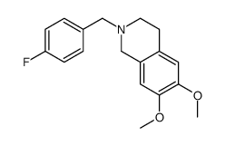 2-[(4-fluorophenyl)methyl]-6,7-dimethoxy-3,4-dihydro-1H-isoquinoline Structure