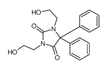 1,3-bis(2-hydroxyethyl)-5,5-diphenylimidazolidine-2,4-dione结构式