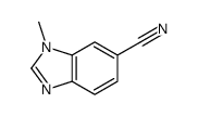 1H-Benzimidazole-6-carbonitrile,1-methyl-(9CI) Structure