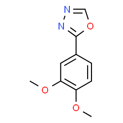 2-(3,4-Dimethoxyphenyl)-1,3,4-oxadiazole Structure