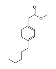 methyl 2-(4-pentylphenyl)acetate Structure