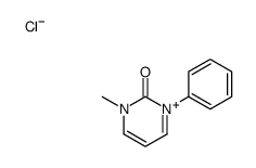 1-methyl-3-phenylpyrimidin-1-ium-2-one,chloride结构式