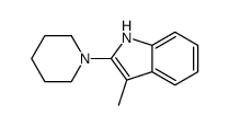 3-methyl-2-piperidin-1-yl-1H-indole Structure