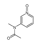 N-methyl-N-(1-oxy-pyridin-3-yl)-acetamide结构式