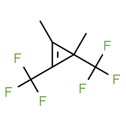 1,3-Dimethyl-2,3-bis(trifluoromethyl)cyclopropene Structure