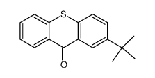 2-tert-butyl-thioxanthen-9-one结构式