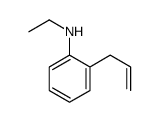 N-ethyl-2-prop-2-enylaniline Structure