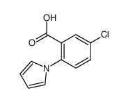 1-(2-carboxy-4-chlorophenyl)pyrrole结构式
