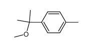 α,α-dimethyl-4-methylbenzyl methyl ether Structure