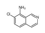 7-氯异喹啉-8-胺结构式