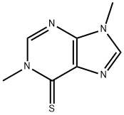 1,9-Dimethyl-9H-purine-6(1H)-thione Structure