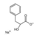 sodium (S)-3-phenyllactate Structure
