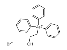 β-hydroxyethyltriphenylarsonium bromide Structure