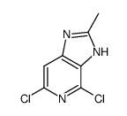 4,6-二氯-2-甲基-3H-咪唑并[4,5-c]吡啶结构式