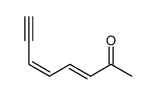 3,5-Octadien-7-yn-2-one (6CI,9CI) structure