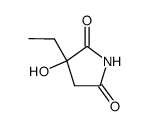 3-Ethyl-3-hydroxy-2,5-pyrrolidinedione structure