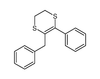 5-benzyl-6-phenyl-2,3-dihydro-1,4-dithiine结构式