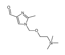 2-methyl-1-(2-trimethylsilanyl-ethoxymethyl)-1H-imidazole-4-carbaldehyde Structure