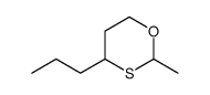 顺式-2-甲基-4-丙基-1,3-氧硫杂环己烷结构式