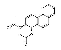 (+/-)-trans-1,2-Diacetoxy-1,2-dihydro-phenanthren Structure