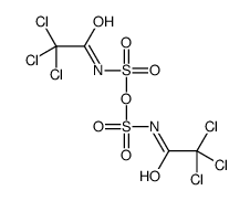 (2,2,2-trichloroacetyl)sulfamoyl N-(2,2,2-trichloroacetyl)sulfamate Structure