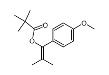 1-Anisyl-2,2-dimethylvinyl-pivalat Structure