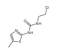 1-(2-chloroethyl)-3-(5-methylthiazol-2-yl)urea结构式