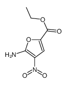 ethyl 5-amino-4-nitrofuran-2-carboxylate结构式