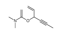 1-hex-1-en-4-yn-3-yloxy-N,N-dimethylethenamine Structure